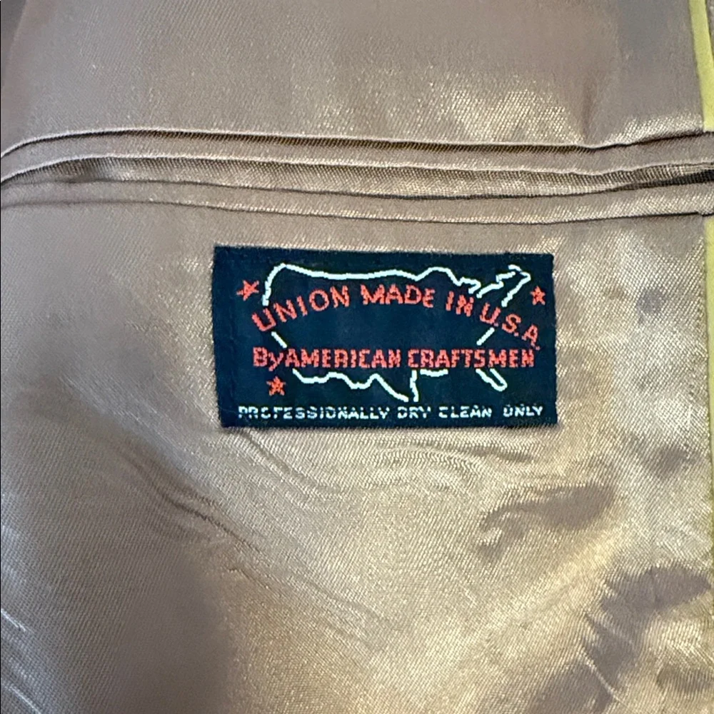 Vintage USA Made Anthony Allan Tan‎ Corduroy Preppy Countryside Sports Coat